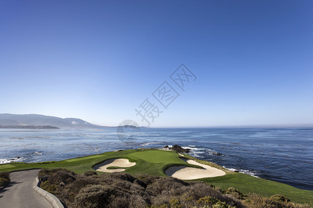 美国加利福尼亚州蒙特里PebbleBeach高尔夫连图片