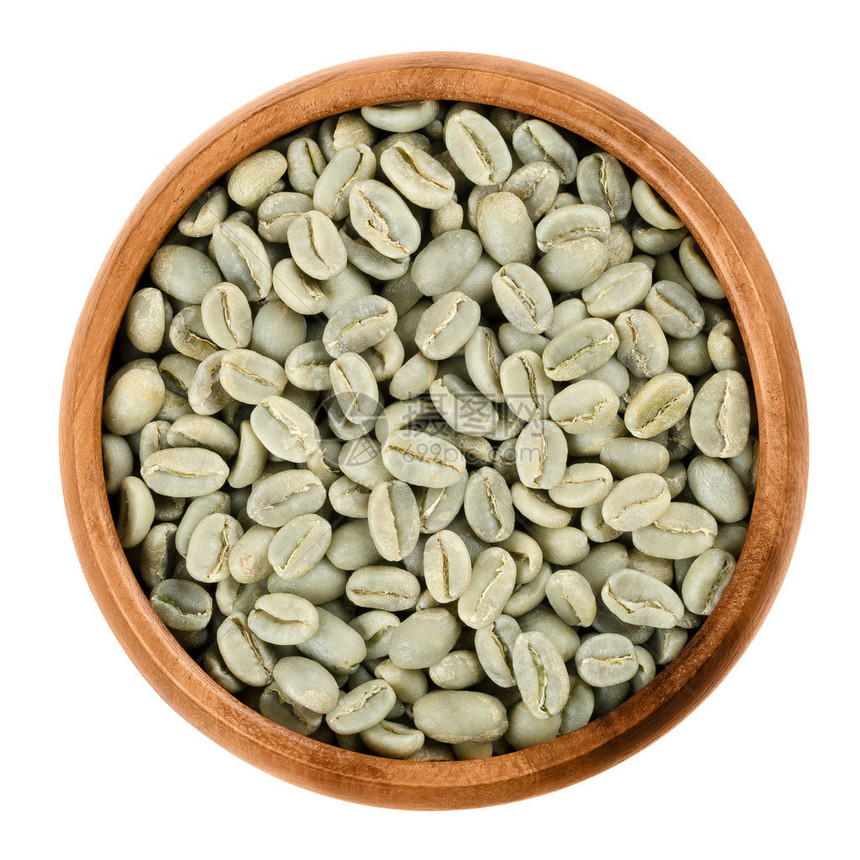 绿色的阿拉巴马咖啡豆图片