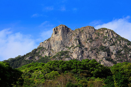 香港狮子山图片