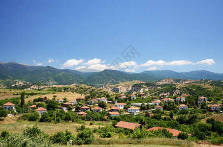 著名的保加利亚传统村图片