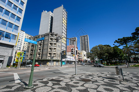 巴西库里提巴市中心高清图片