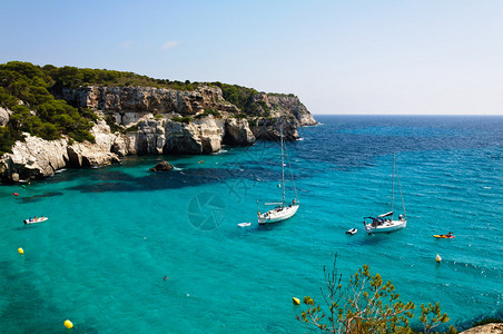 西班牙巴利阿里群岛Menorca的卡拉图片