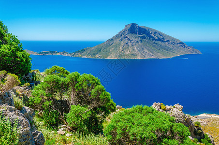 对希腊火山岛的惊人景观希腊图片