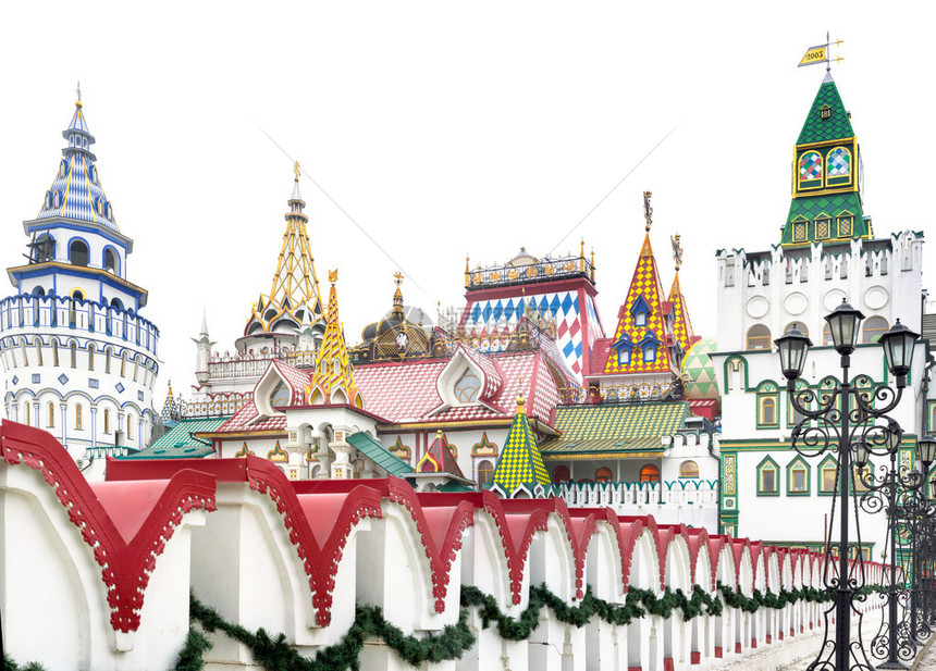 俄罗斯莫科Izmailovo的Kreml图片