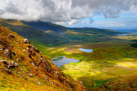 爱尔兰丁格莱半岛的桑尼山图片