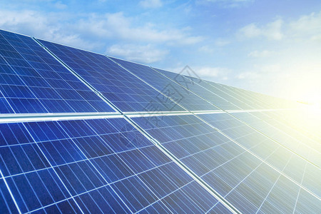 太阳能电池板光伏替代能源环保能源图片
