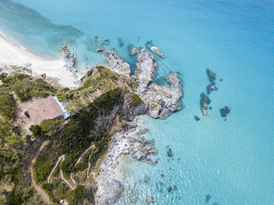 意大利潜水放松和暑假意大利海岸海滩和图片