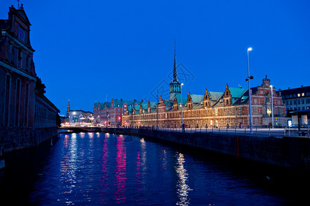 哥本哈根夜市图片