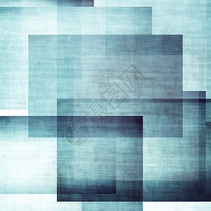 蓝色调正方形抽象背景图片