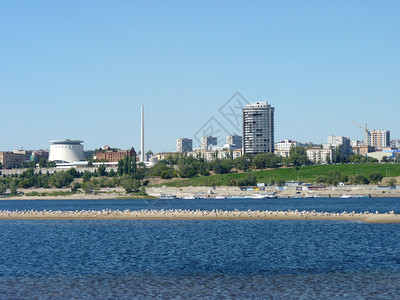 Volgograd市伏尔加河城图片