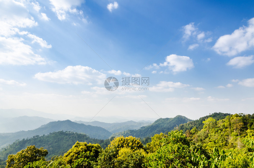 泰国KaengKrachan公园Phitechaburi省PanoenThung风景点山上图片