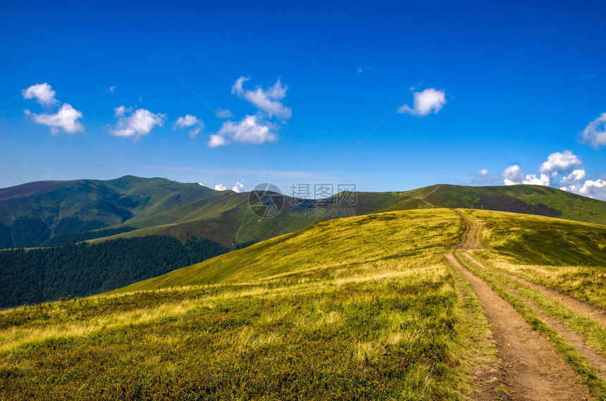 皮块中乌克兰喀尔巴阡山脉的背景观图案Pyl图片