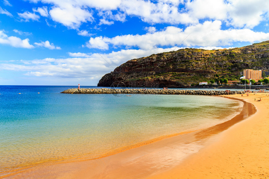 马德拉岛上最好的沙滩马奇科葡萄牙图片