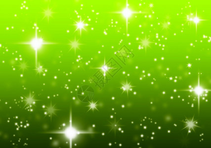 失焦的绿色星空圣诞抽象背景背景图片