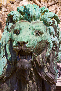 青铜狮头详图图片
