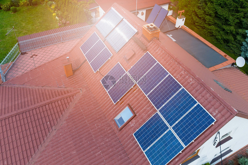 室内屋顶光伏太阳能电池图片