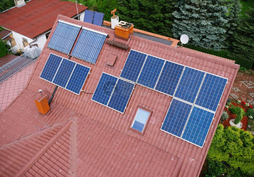 室内屋顶光伏太阳能电池图片