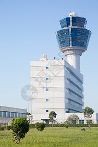 雅典机场阳光明日现代空中交通管制塔图片