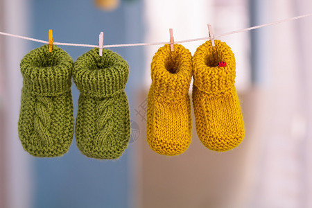 编织婴儿袜图片