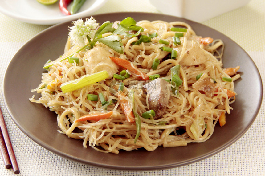 东方菜食烹饪煎饼图片