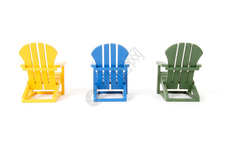 五颜六色的椅子图片