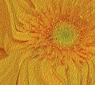 黄色花朵植物背景关闭花油涂料背景图片