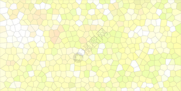 黄色和绿色糊状小六边形的抽象图解您图片