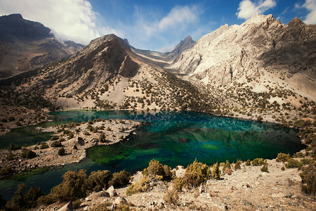 扇山阿劳丁湖塔吉克斯坦图片
