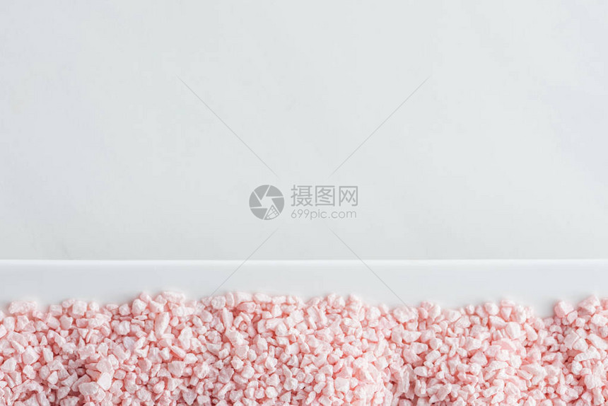 白色背景粉红海图片
