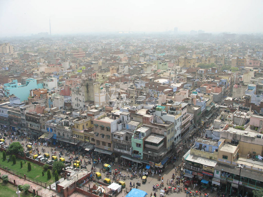 亚洲的环境问题印度旧德里市中图片