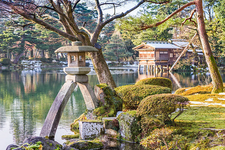 日本金泽日本花园图片