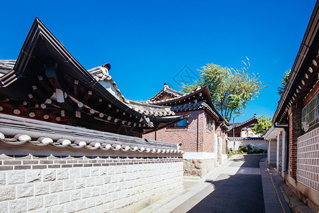 Hanok村是韩国传统村图片