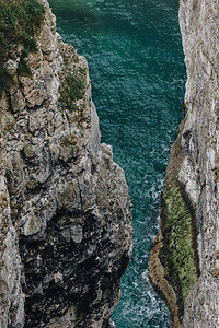 岩石峭壁和海埃特尔塔诺曼底图片