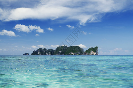泰国南部的皮岛热带天堂岛图片