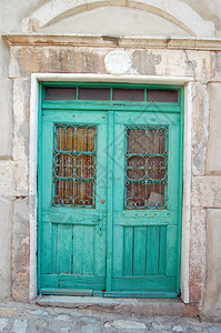 老建筑的门面细节与门图片