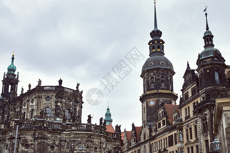 德国累斯顿古老的德累斯顿大教堂图片