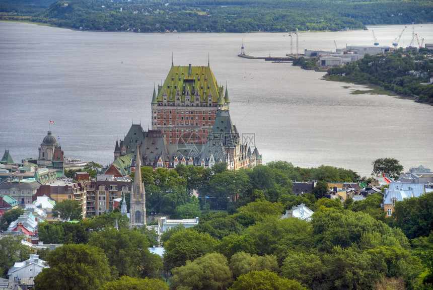 2006年8月加拿大魁北克城堡详情2图片