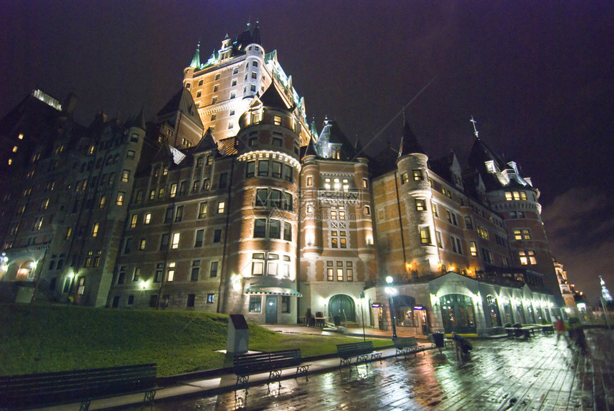 2006年8月加拿大魁北克城堡详情2图片