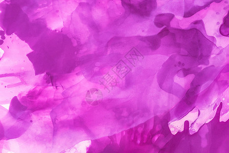 美丽的紫罗兰喷洒酒精墨水图片