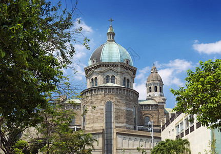 马尼拉大教堂地标在intramuros菲律宾图片