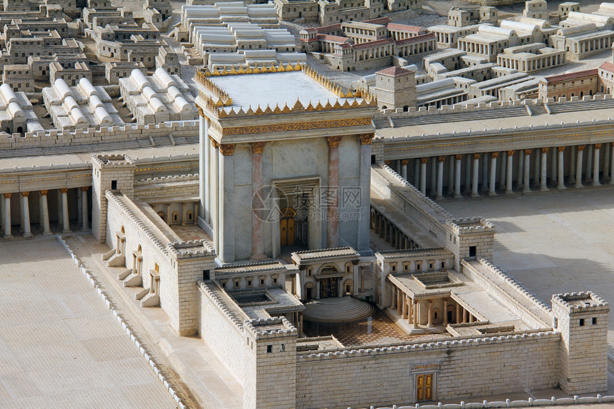 第二寺庙古耶路撒冷的模范图片