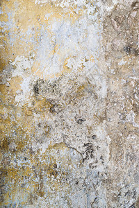 剥落的油漆和grunge旧墙背景的质地图片