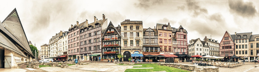 法国鲁昂圣约安德阿尔克和城广场图片