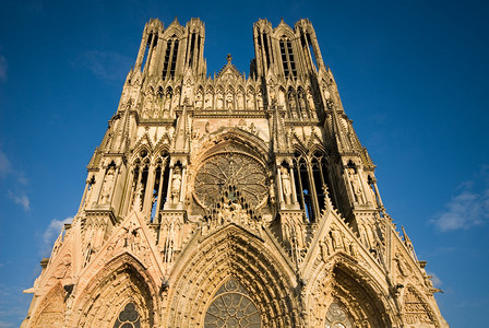法国Reims大教堂的强图片