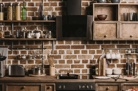 现代厨房室内用具和厨房用具装有图片