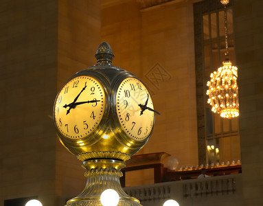 纽约大中央车站时钟图片