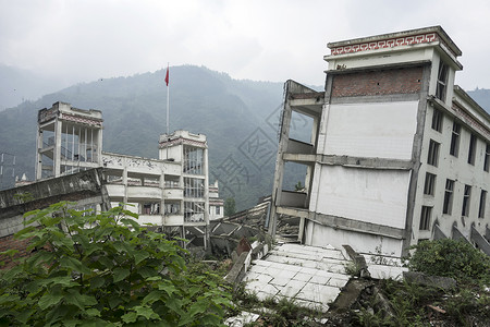 汶川地震的破背景图片