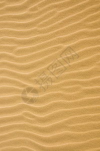 沙滩上波纹沙子的详细视图图片