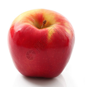 白色背景上的新鲜苹果图片