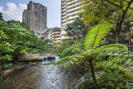 台北北投温泉区图片